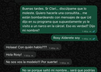 ¡Así Rosy Alderete desmintió que visita a un narco en la cárcel!