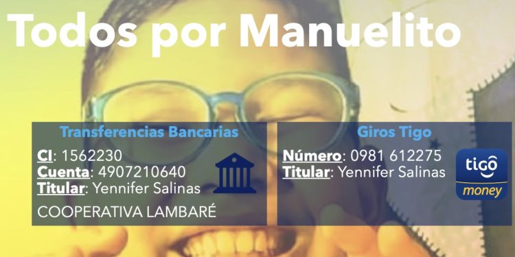 Realizan colecta solidaria para Manuelito