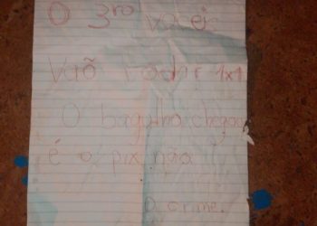 Atacan lavadero y dejan mensaje amenazante en portugués