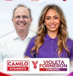 Camilo Pérez opyrû hatâ en Asu con Violeta Fornerón para la Junta