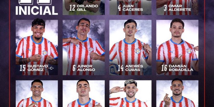 ¡Con Enciso de titular! Con estos jugadores debuta Paraguay en el Mundial