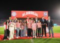“Tacuara” Cardozo fue homenajeado en la despedida de la Albirró
