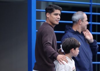 Lorenzo estuvo en la Olla para acompañar a sus compas