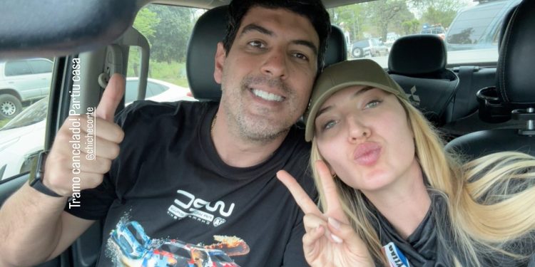 (GALERÍA) Novia de Chiche Corte: “Nunca le prohibiría ir al rally porque yo misma lo llevaría”