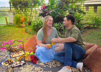 (GALERÍA) ¡Mañami cómo el “Preso” Gavilán y su doña festejaron sus bodas de papel!
