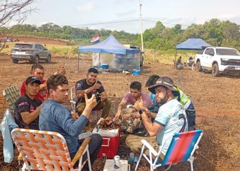 (VIDEO) Amigos asaderos se volvieron virales en el rally