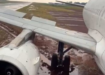 Un avión con 151 pasajeros se despistó en el aeropuerto de Cascavel