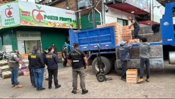 Contrabando: Incautan 18 toneladas de frutihortícolas