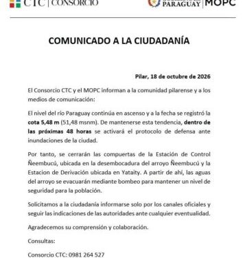 Ojeactivatama protocolo de defensa en Pilar